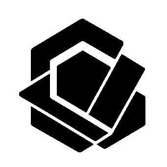 Layered Hexagon Overlap Logo