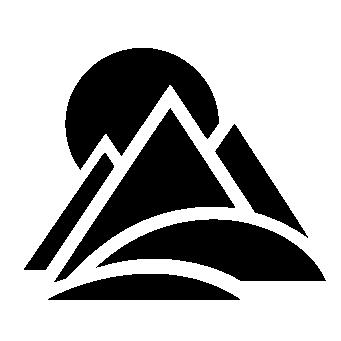 Mountain Sun Layered Logo