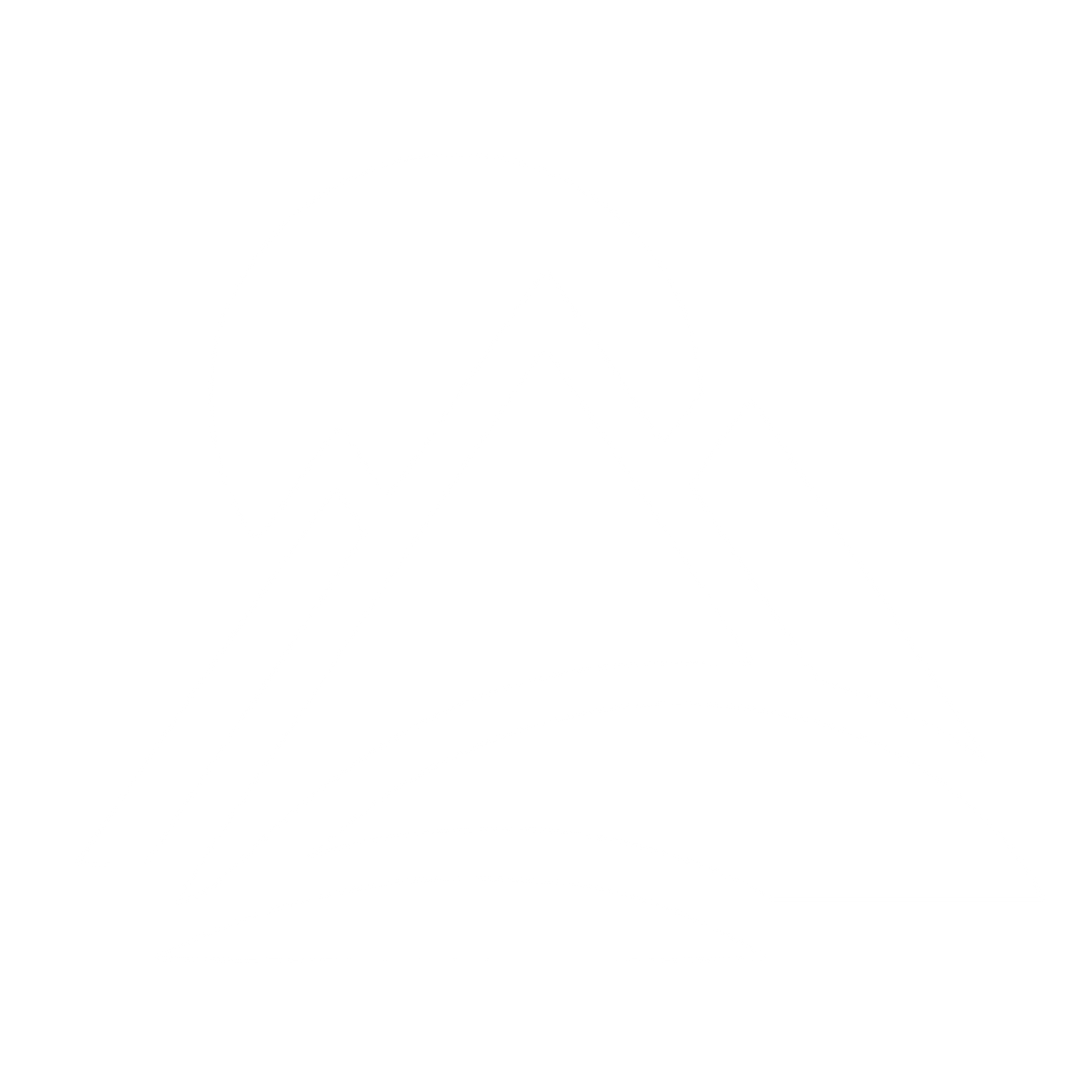 Mountain Sun Layered Logo #ffffff