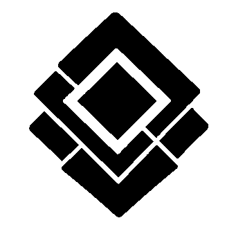 Layered Diamond Squares Logo