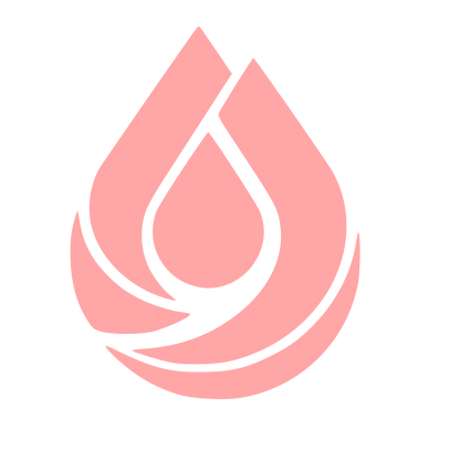 Layered Double Drop Logo #ffa6a6
