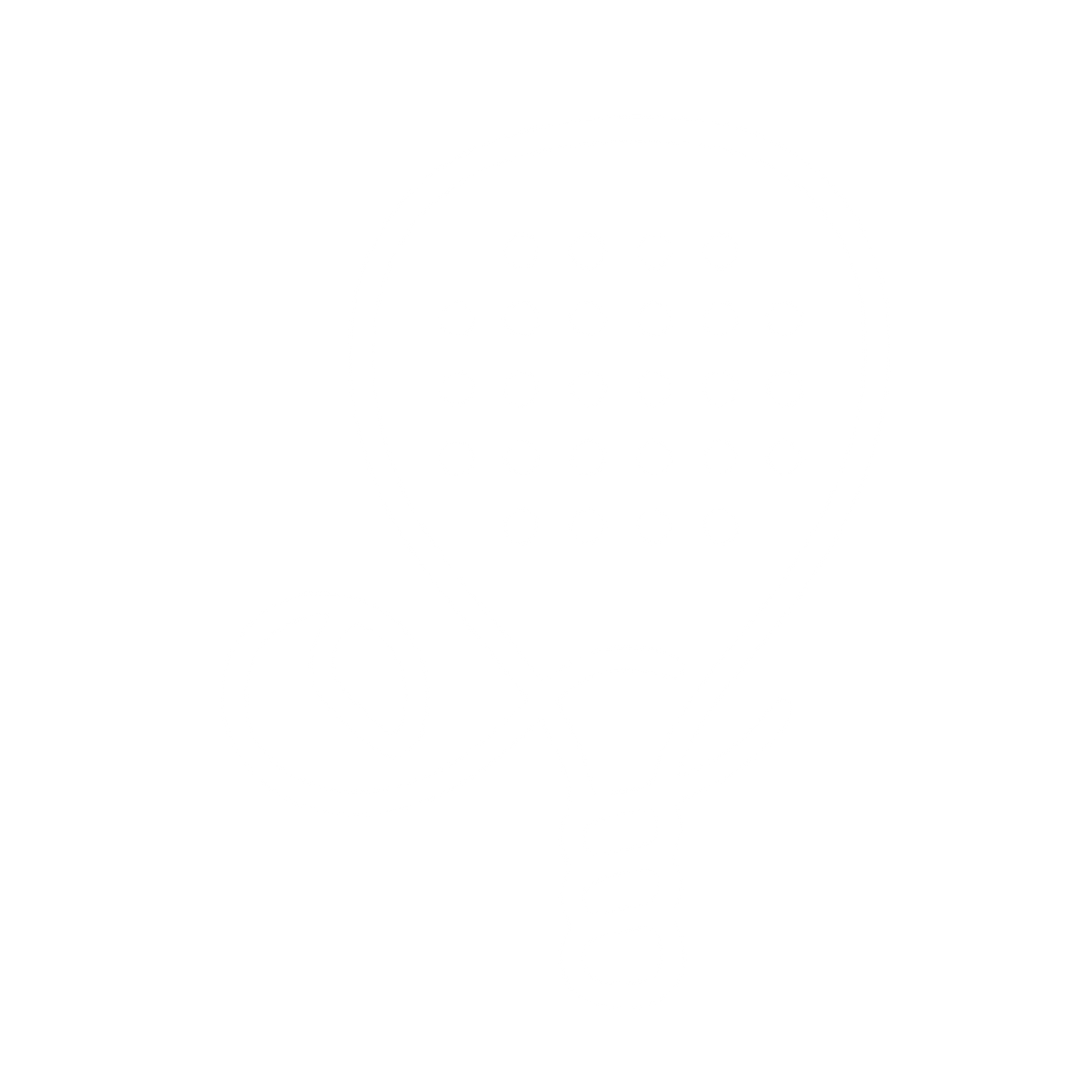 Monoline Padel Racket Logo #ffffff