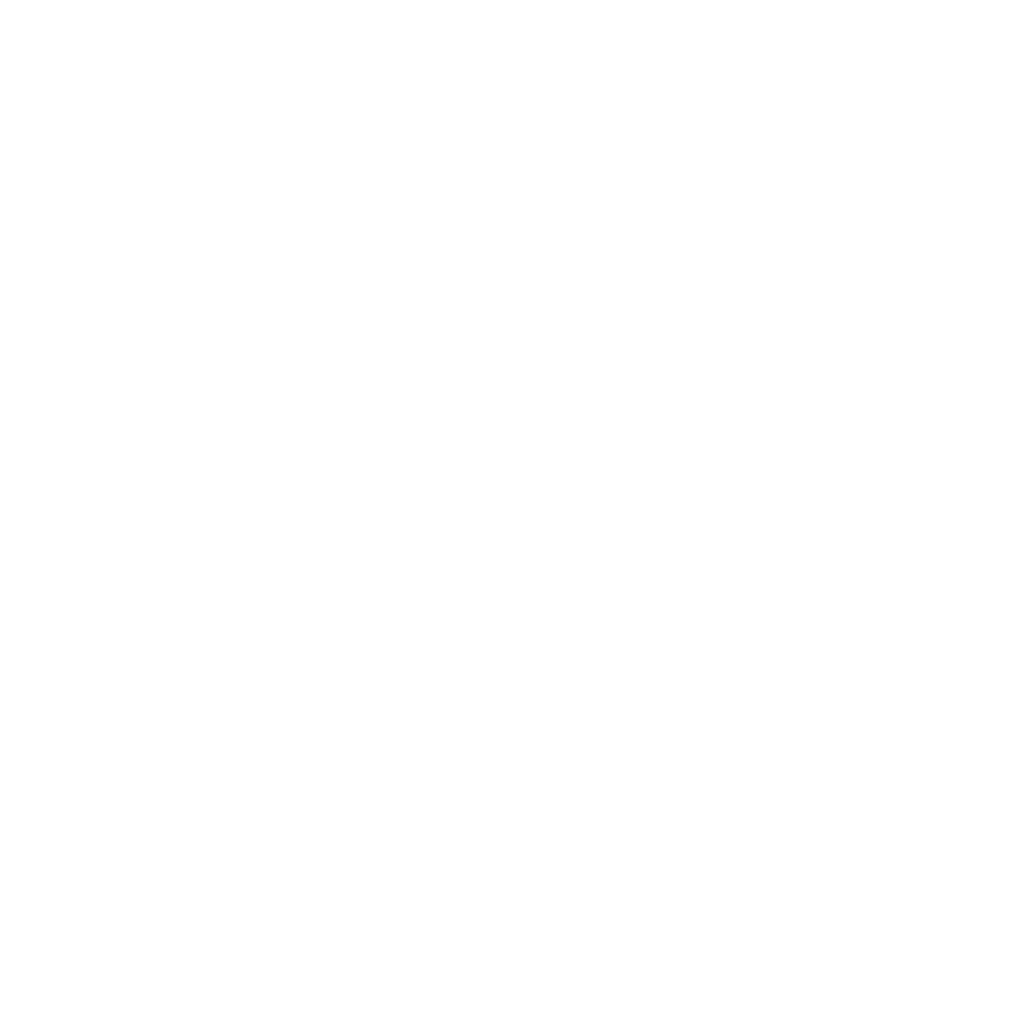 Monoline Padel Racket Logo #ffffff