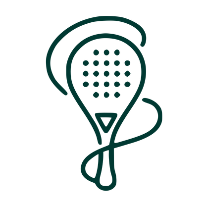 Monoline Padel Racket Logo #003932