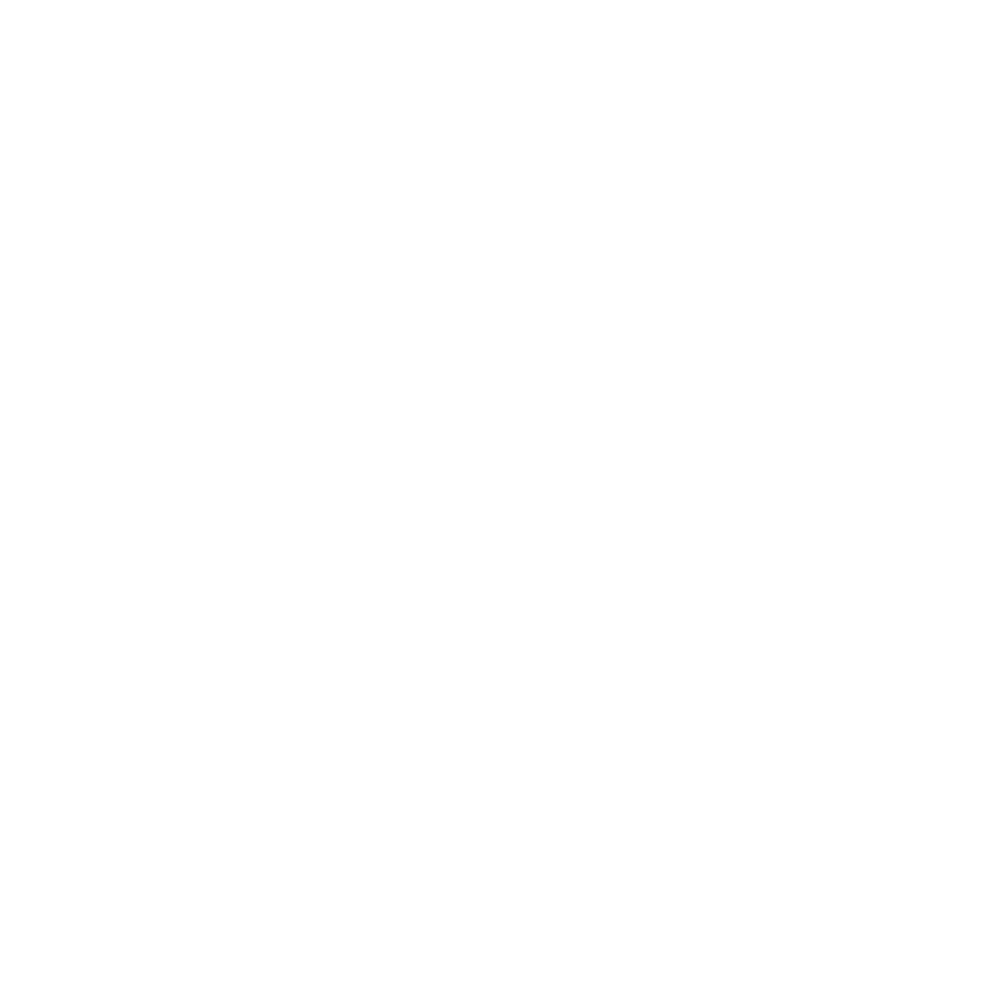 Monoline Padel Racket Logo #ffffff