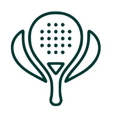 Monoline Padel Racket Logo #003932