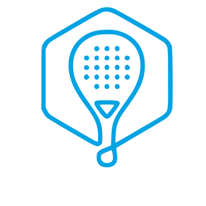 Monoline Padel Racket Logo #00a3e4