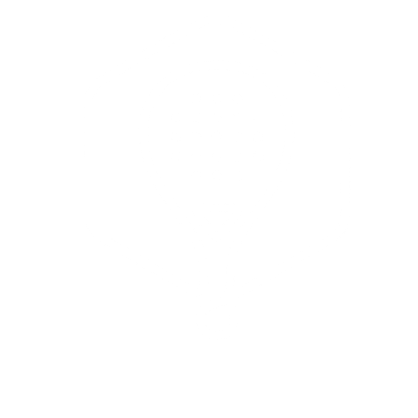 Monoline Padel Racket Logo #ffffff