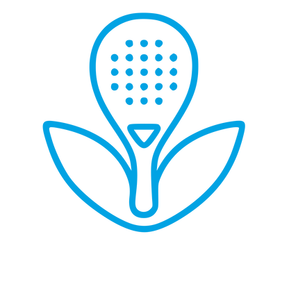Monoline Padel Racket Logo #00a3e4