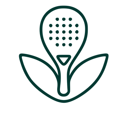 Monoline Padel Racket Logo #003932