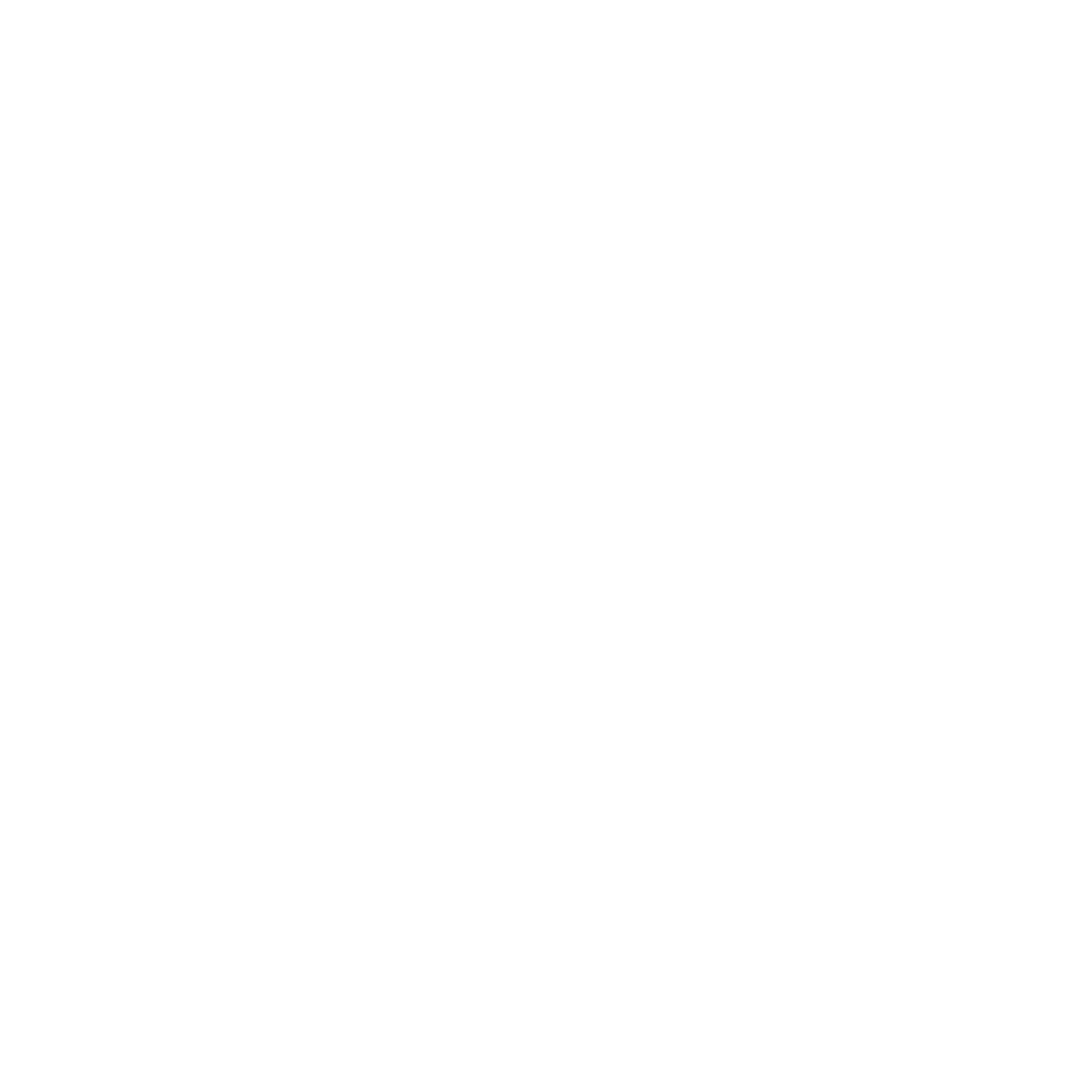 Monoline Padel Racket Logo #ffffff