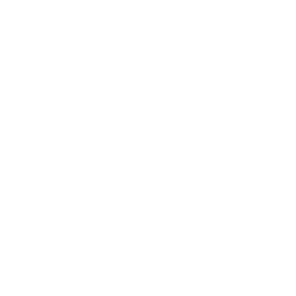 Pickleball Paddle Negative Space Logo #ffffff