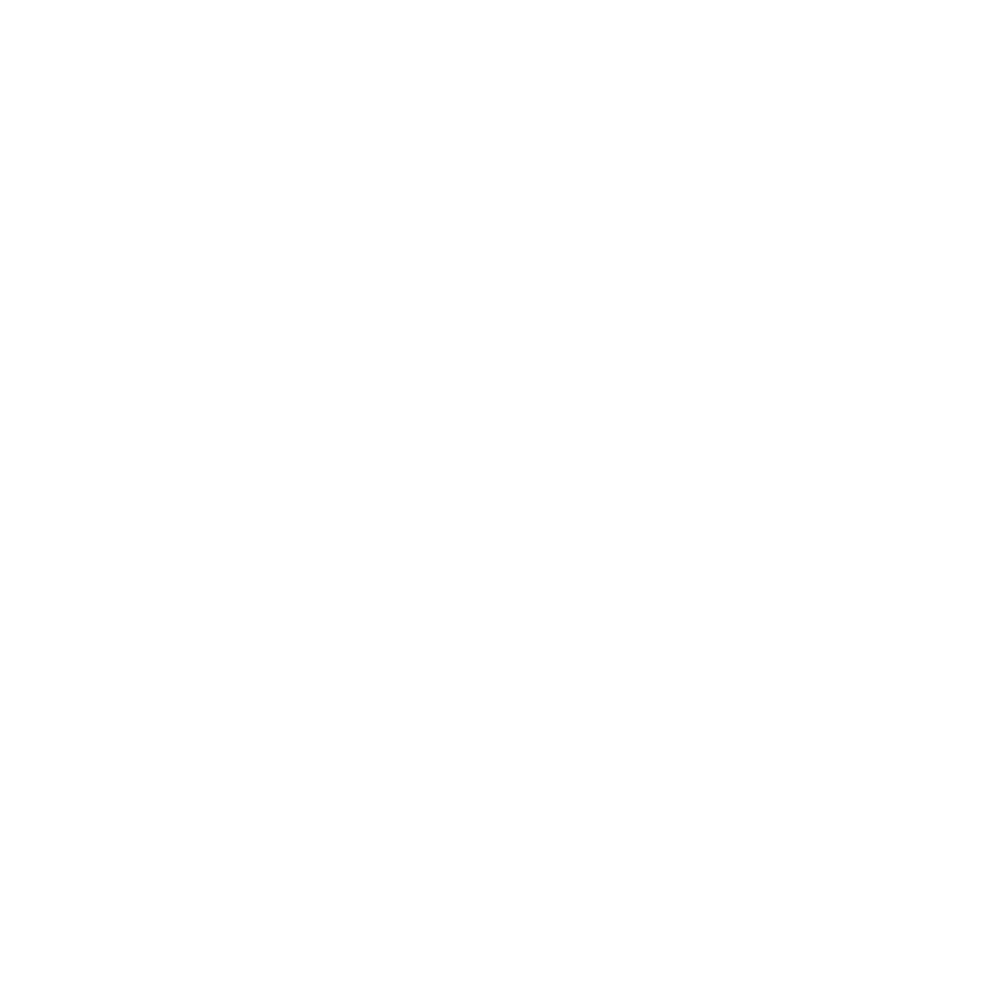 Pickleball Paddle Shield Logo #ffffff