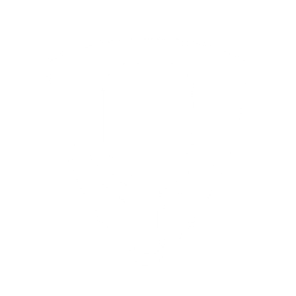 Pickleball Paddle Shield Logo #ffffff