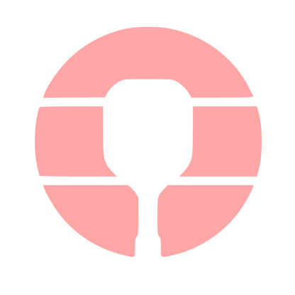 Pickleball Paddle Circle Logo #ffa6a6