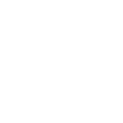 Pickleball Paddle Circle Logo #ffffff