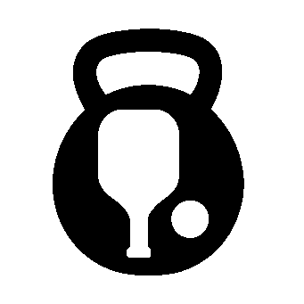 Kettlebell Pickleball Paddle Logo