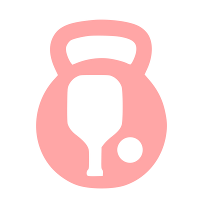 Kettlebell Pickleball Paddle Logo #ffa6a6