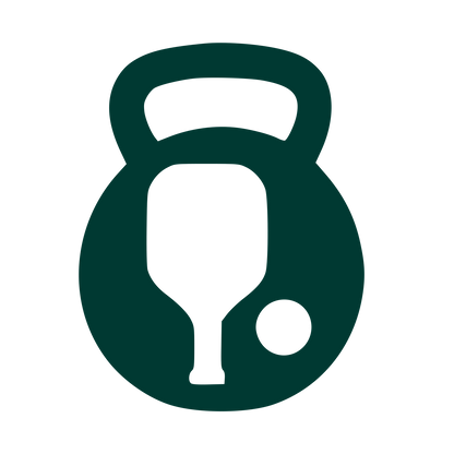 Kettlebell Pickleball Paddle Logo #003932