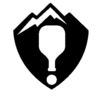 Pickleball Paddle Shield Logo