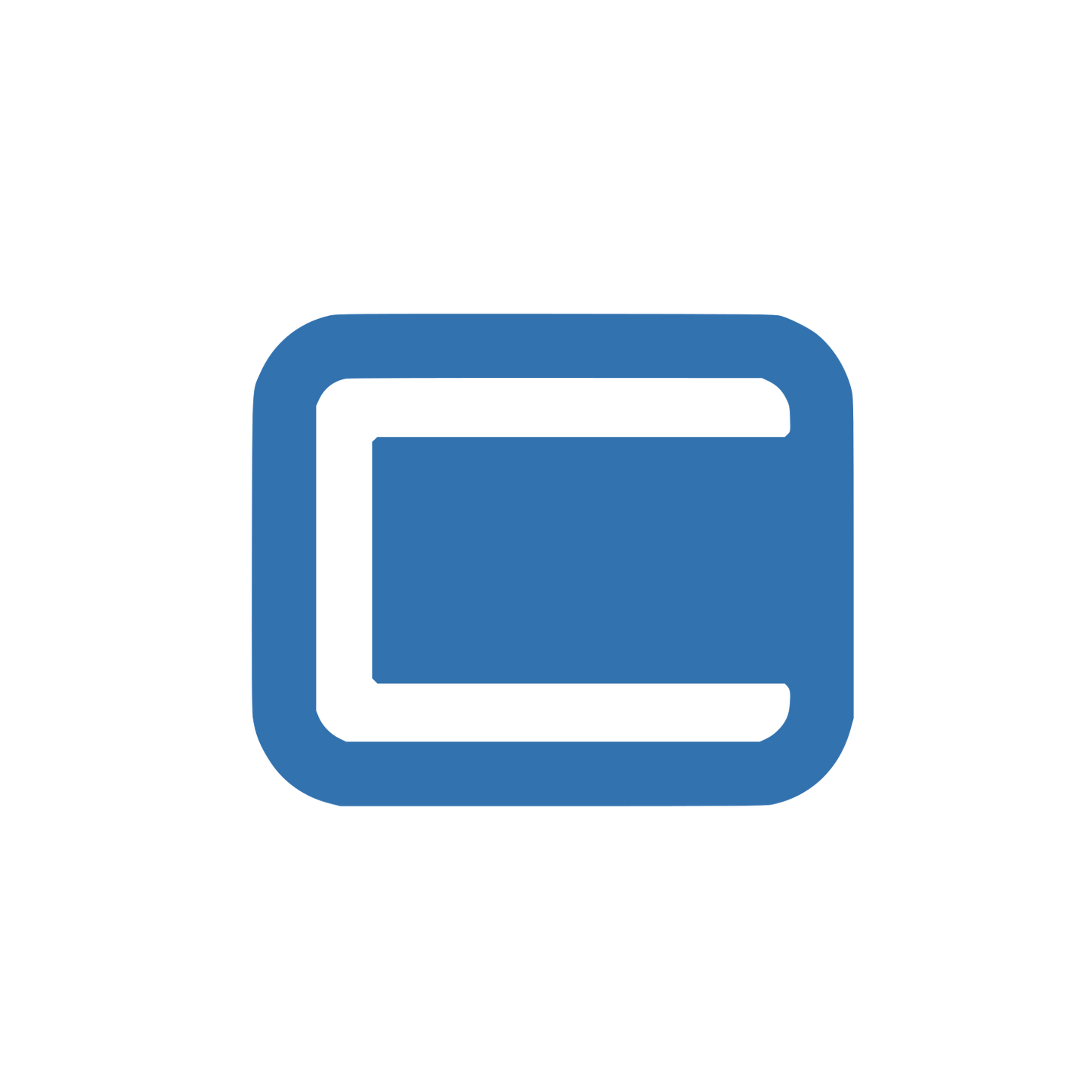 Nested Rectangle Logo #3272AF