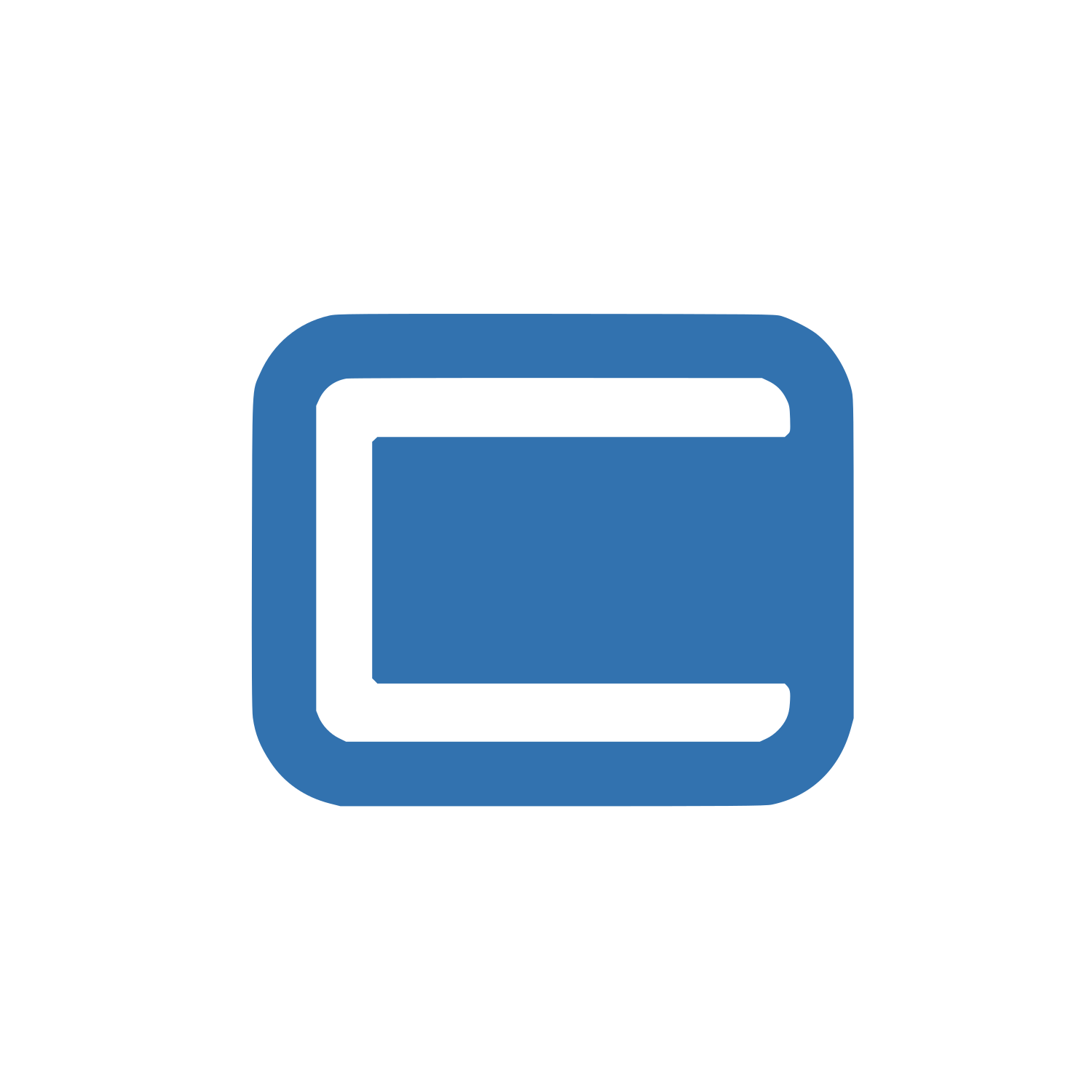 Nested Rectangle Logo #3272AF