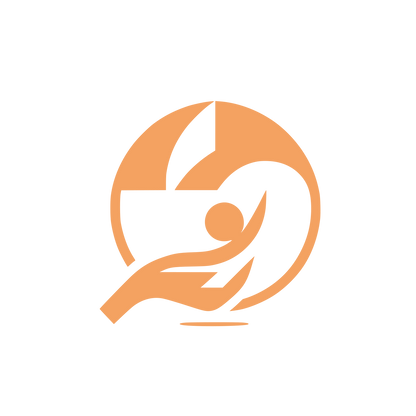 Human Shapes Circular Logo #F4A261