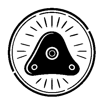 Climbing Hold Stamp Badge Logo