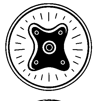 Climbing Hold Stamp Badge Logo