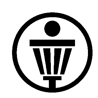 Disc Golf Basket Logo