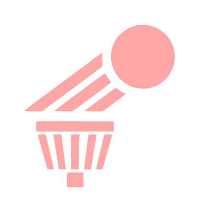 Disc Golf Basket Logo #ffa6a6