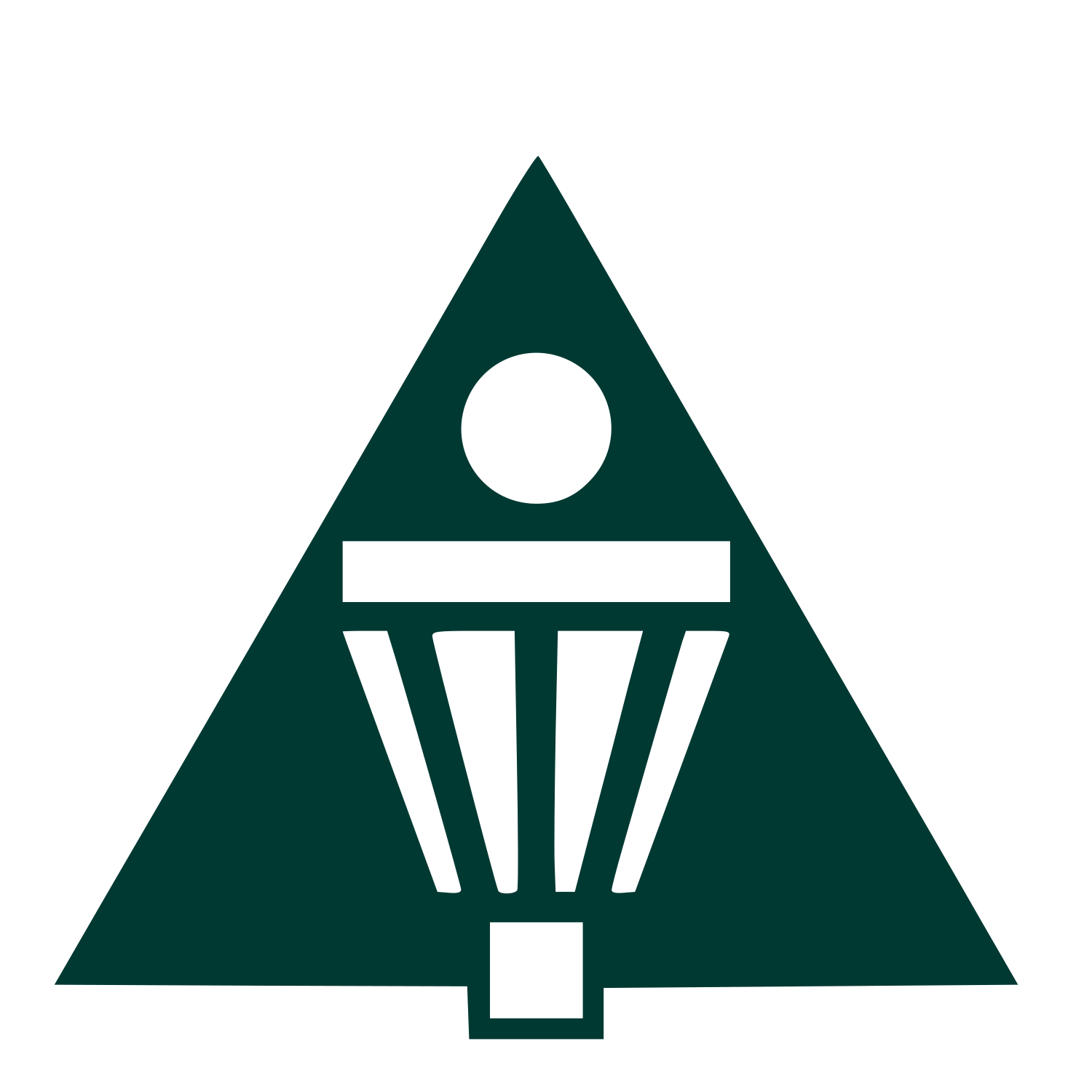 Disc Golf Basket Logo #003932