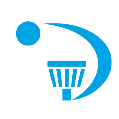 Disc Golf Basket Logo #00a3e4