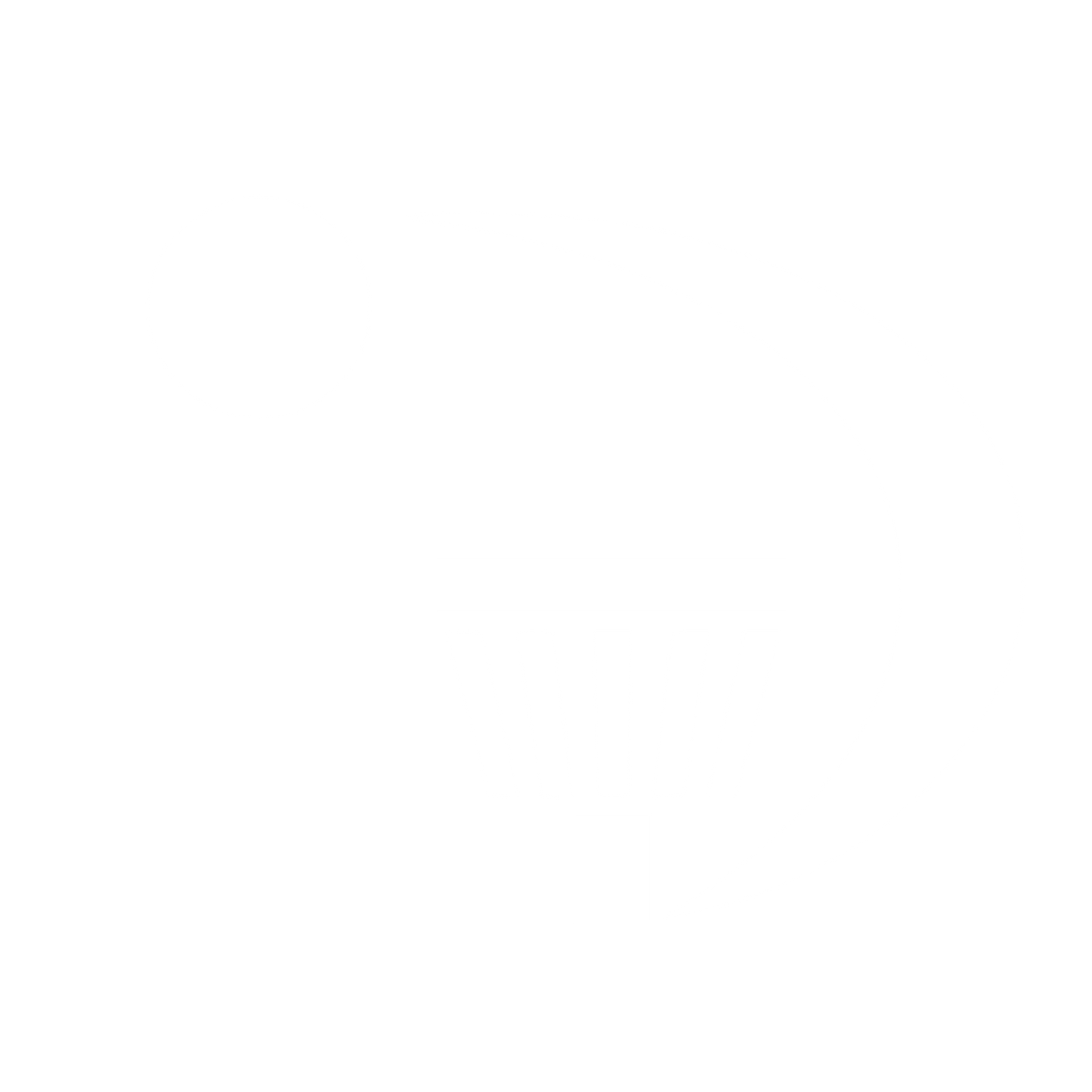 Disc Golf Basket Logo #ffffff