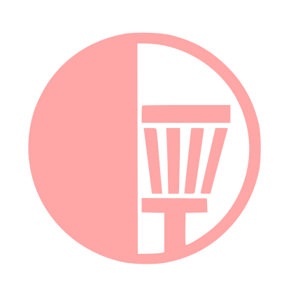 Disc Golf Basket Logo #ffa6a6