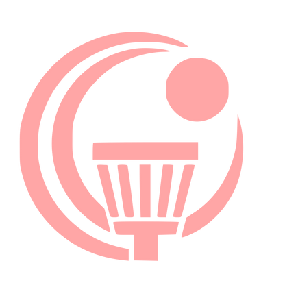 Disc Golf Basket Logo #ffa6a6