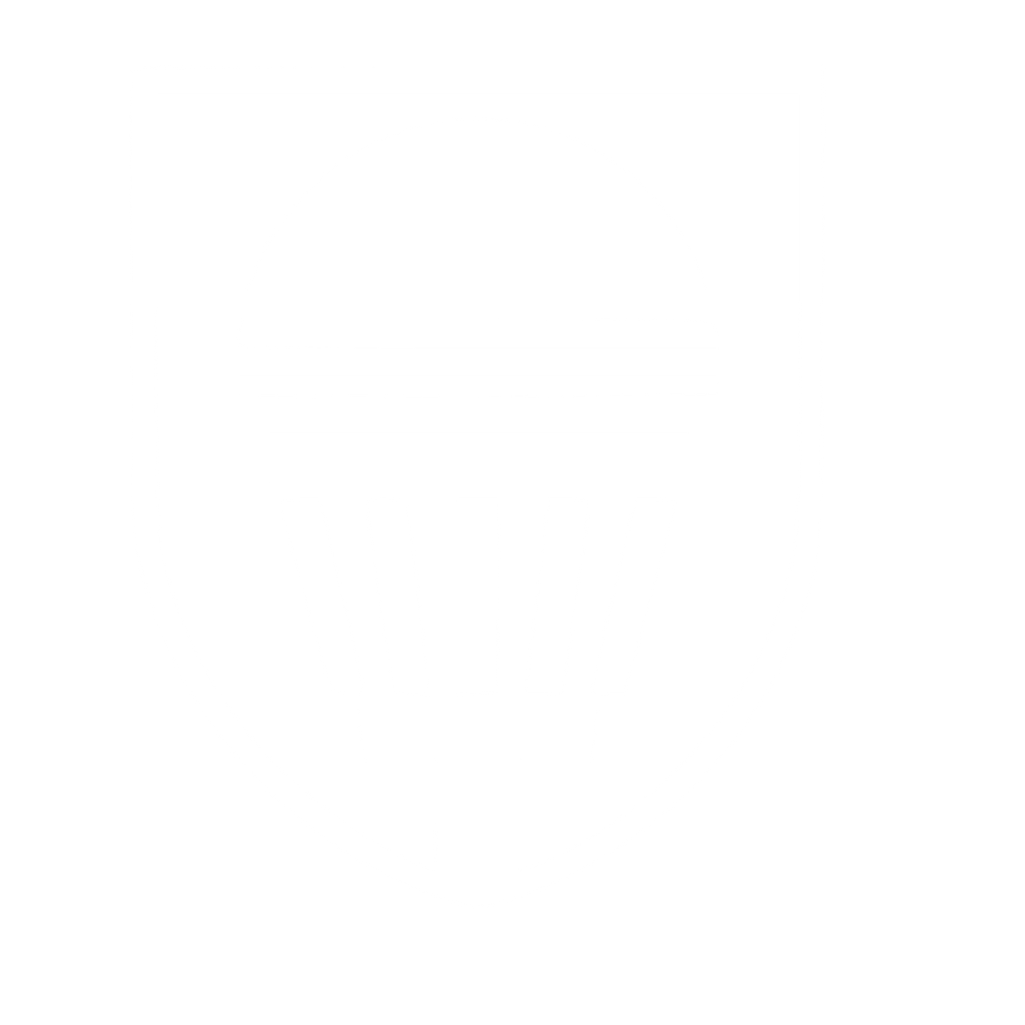 Disc Golf Shield Logo #ffffff