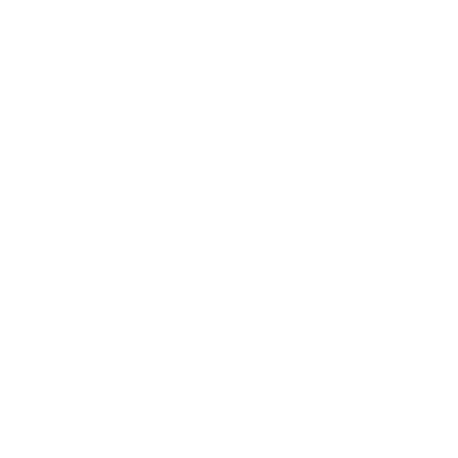 Segmented Ring Circle Logo #ffffff