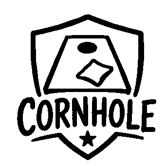 Hand-Drawn Cornhole Logo