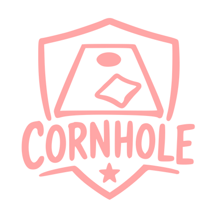 Hand-Drawn Cornhole Logo #ffa6a6
