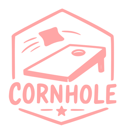 Cornhole Game Logo #ffa6a6