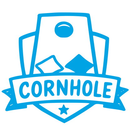 Cornhole Board Game Logo #00a3e4