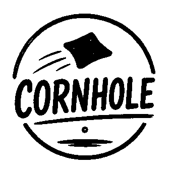 Hand-Drawn Cornhole Logo