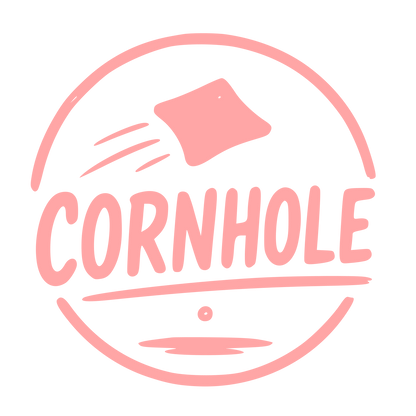 Hand-Drawn Cornhole Logo #ffa6a6