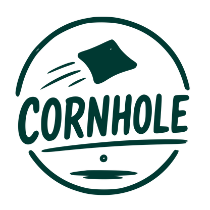 Hand-Drawn Cornhole Logo #003932