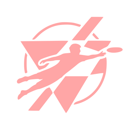 Ultimate Frisbee Player Logo #ffa6a6