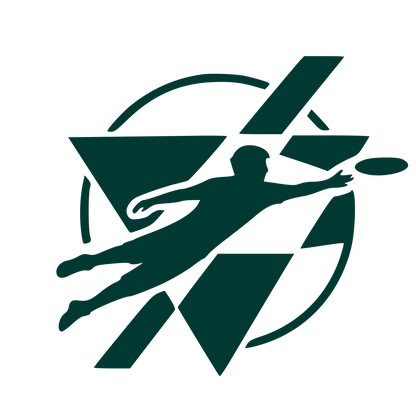 Ultimate Frisbee Player Logo #003932