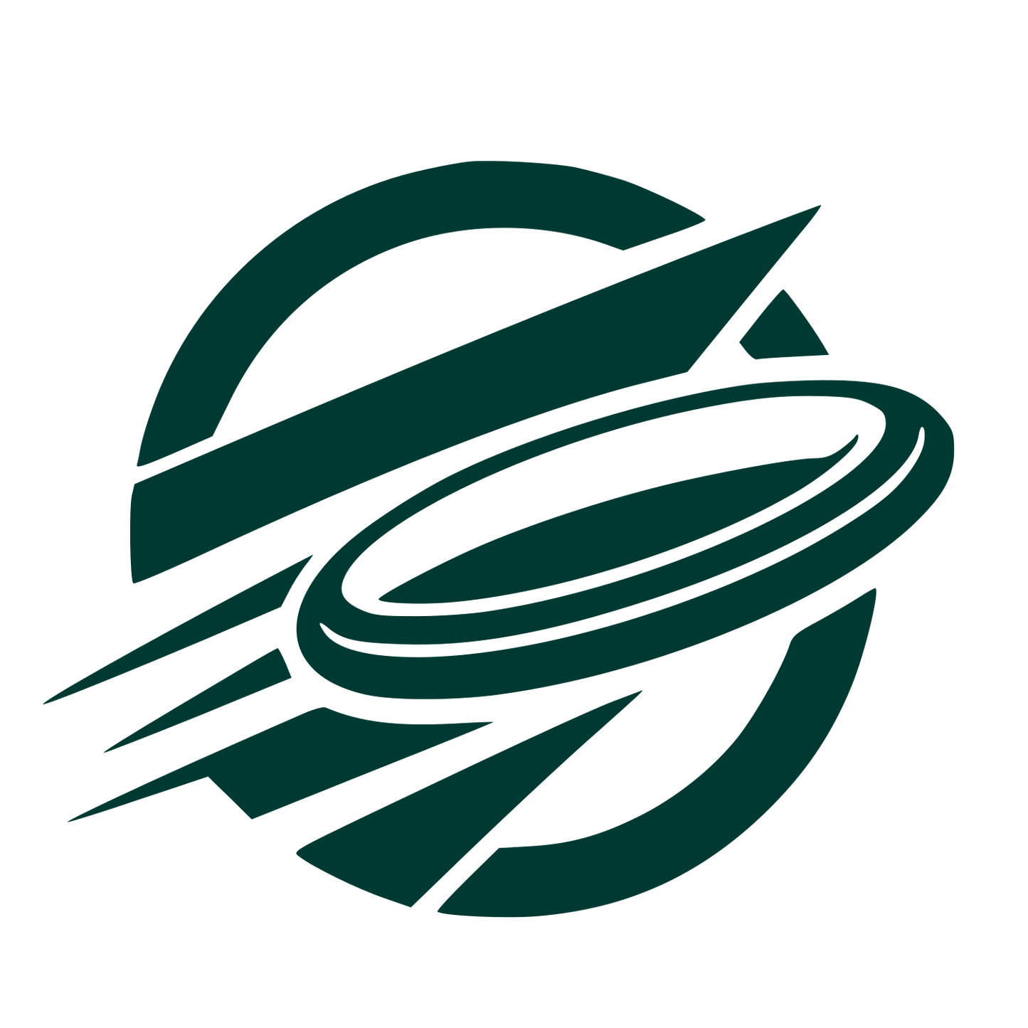 Flying Disc Planet Logo #003932