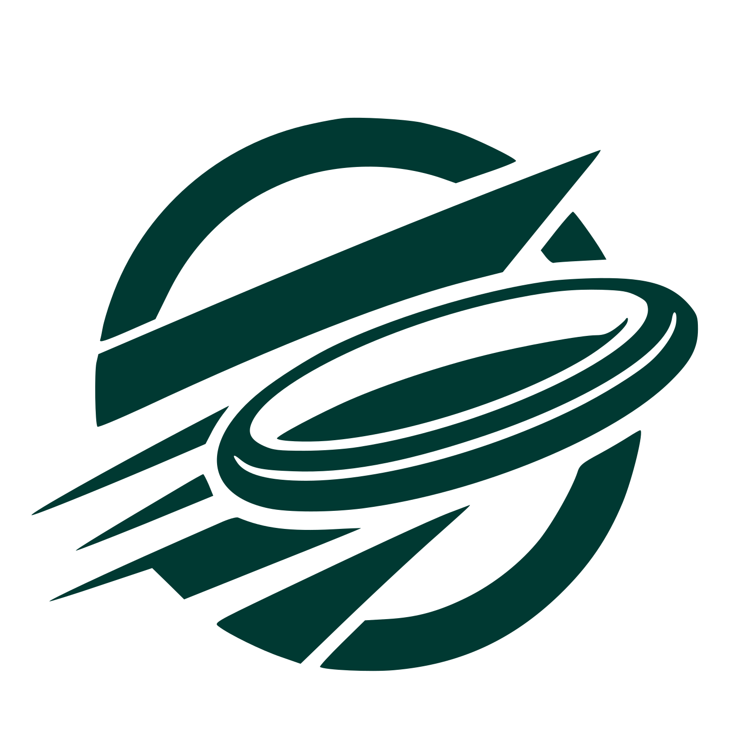 Flying Disc Planet Logo #003932
