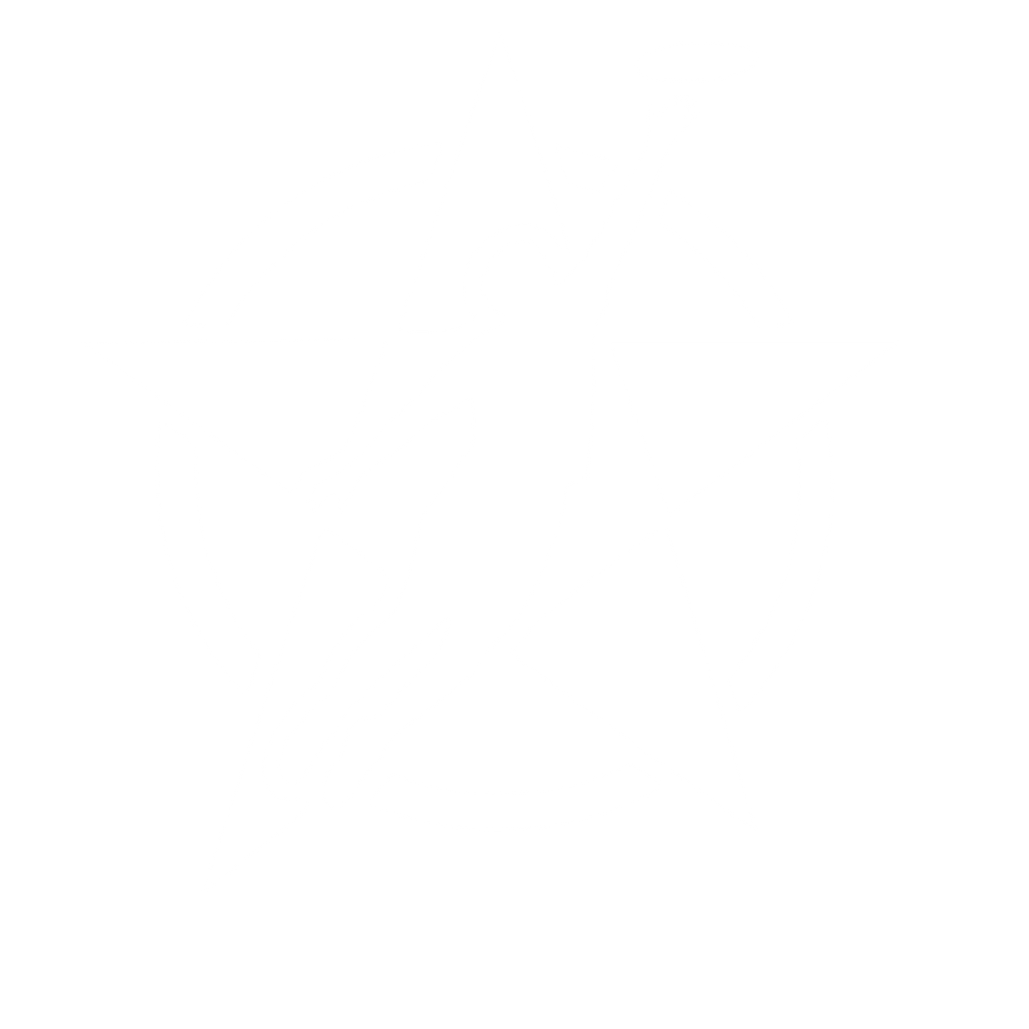 Ultimate Frisbee Star Logo #ffffff